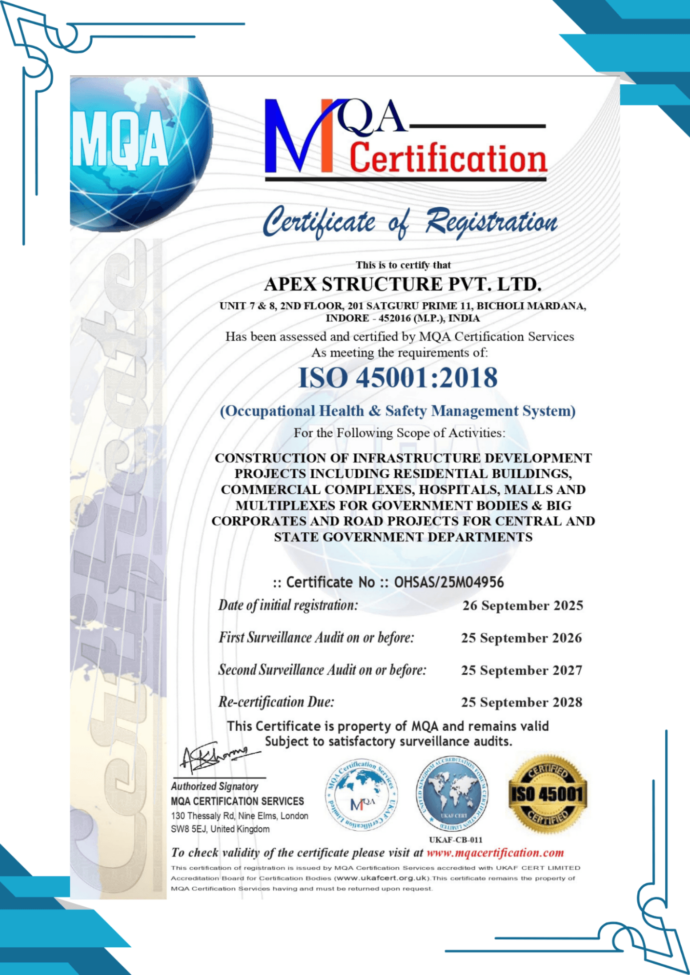 ISO 45001:2018